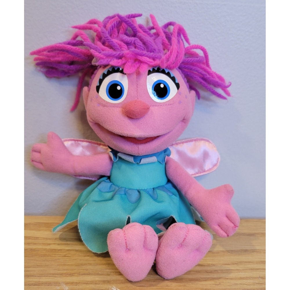 Hasbro Sesame Street Abby Cadabby 9 inch Plush Pink Fairy Toy 2013 34128/33664